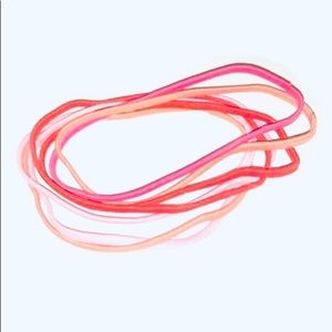 Stretch Headbands NWOT! Red, Pink & Peach colors